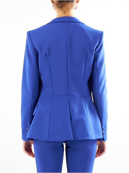 Crêpe double-breasted jacket with waisted cut Elisabetta Franchi ELISABETTA FRANCHI | Jacket | GI07341E2828